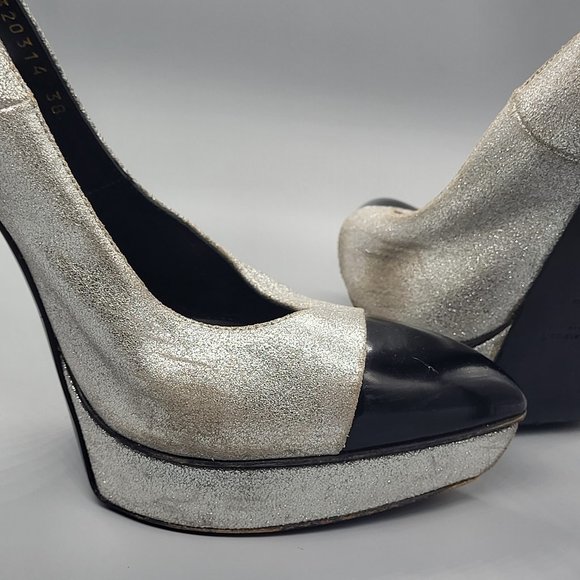 Saint Laurent Janis Platform Pumps - Picture 17 of 17